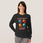 T-shirt Occupy Mars Astronomy Space Explorer Rocket Scienc (Devant entier)