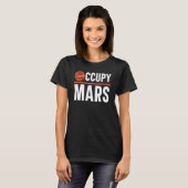 T-shirt Occupy Mars Planètes de l'espace extérieur Astrono (Devant entier)