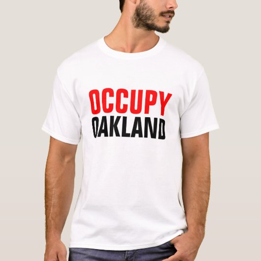 T-SHIRT OCCUPY OAKLAND (Devant)