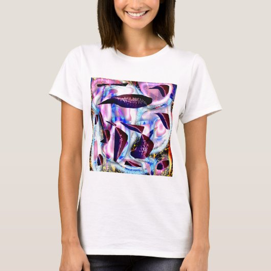 T-shirt Océan Abstrait (Devant)