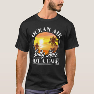 T-shirt Ocean Air Salty Hair Beach Vacances Beach Time Sal