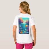 T-shirt "Ocean Ballet : Fish in Motion" (Dos entier)