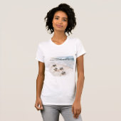 T-shirt Ocean Beach Coast Sea Turtles (Devant entier)