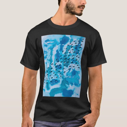 T-shirt Océan Bleu (Devant)