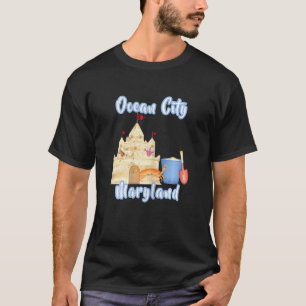T-shirt Océan City Md vacances d'été à la plage en détress