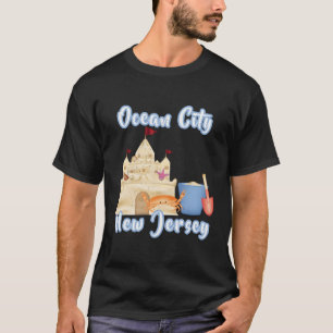 T-shirt Ocean City New Jersey Beach Crab Sand Castle