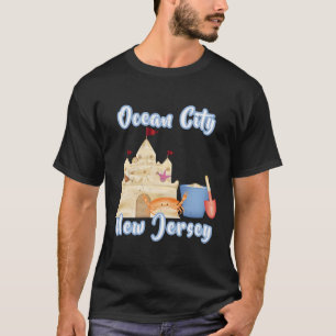 T-shirt Ocean City New Jersey Beach Crab Sand Castle