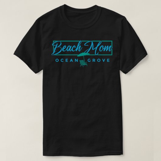 T-shirt Ocean Grove Beach Maman (Design devant)