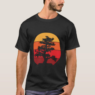T-shirt Océan Pacifique Beach Bonsai Tree Sun