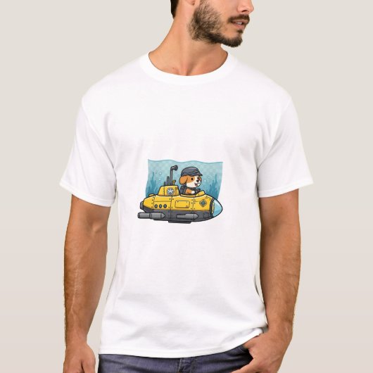 T-shirt Ocean Pup Voyage (Devant)