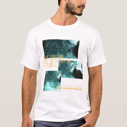 t-shirt ocean quotes (Devant)