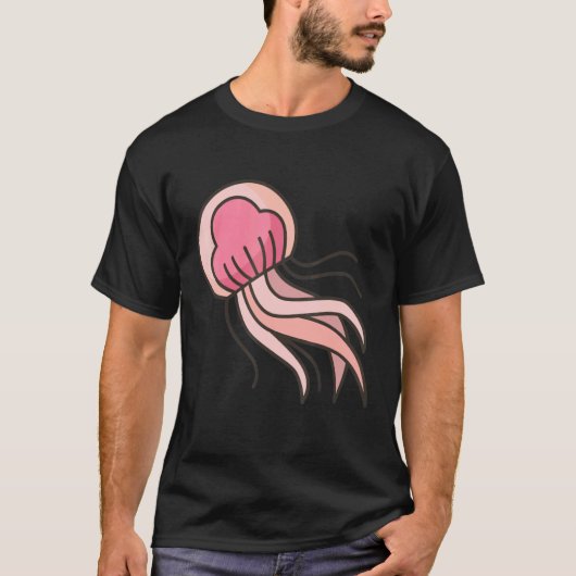 T-shirt Océan Sous-Eau Mer Jellée Jelly Poisson 1 (Devant)