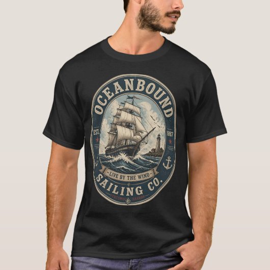 T-Shirt Oceanbound Sailing Co (Devant)