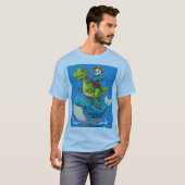T-shirt Oceanic Dino Duo (Devant entier)