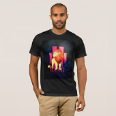 T-shirt OceanicWaves king lion(unique) (Devant entier)