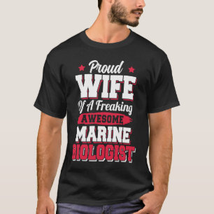 T-shirt Océanographie Biologie Marine Biologiste Femme