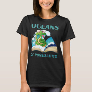 T-shirt Océans De Possibilités Serpent D'Animaux De Mer Ét