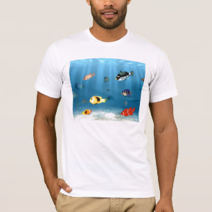 T-shirt Océans des poissons