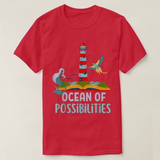 T-shirt Océans des possibilités Lecture estivale 2022 Merm (Design devant)
