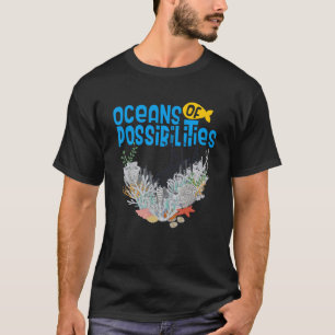 T-shirt Océans Des Possibilités Lecture Été Livre Reef
