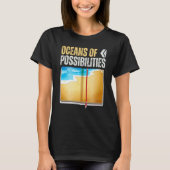 T-shirt Oceans Of Possibilities Reading Books Ocean Reader (Devant)