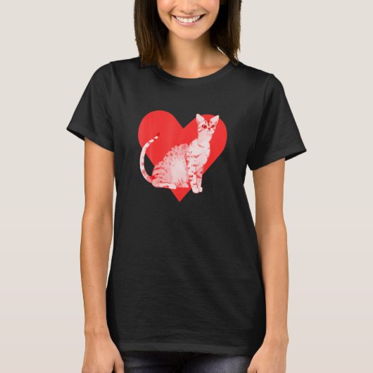 T-shirt Ocicat Cat (Devant)