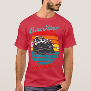 T-shirt Ocoee River Tennessee Rafting en eau blanche Canoë