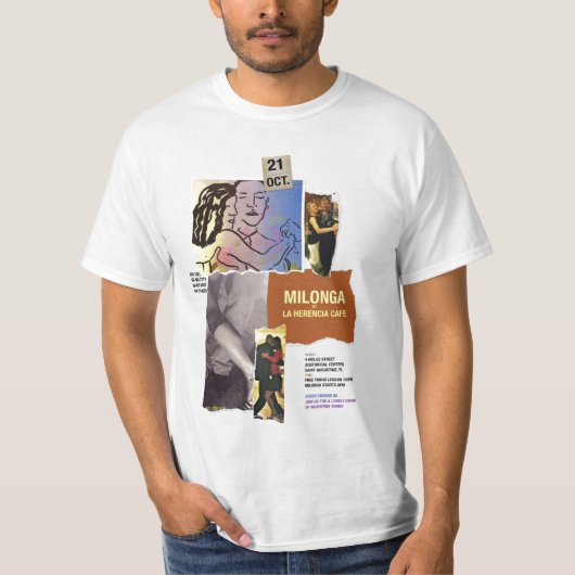 T-shirt Oct. Milonga (Devant)