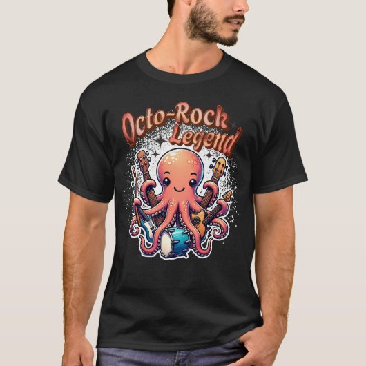 T-shirt Octo-Rock Legend Octopus (Devant)