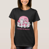 T-shirt October We Wear Nk Ghosts Halloween Breast Cancer (Devant)