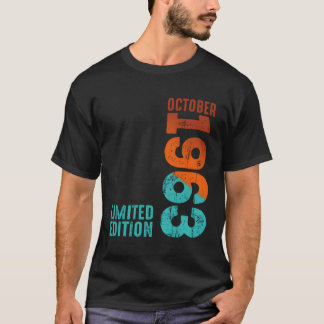 T-shirt Octobre 1963 Année 1963 1963 1963 Depuis 1963