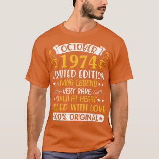T-shirt Octobre 1974 Edition Limitée VivreTrès Rare Sauvag