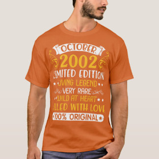 T-shirt Octobre 2002 Limited Edition LivingVery Rare Wild