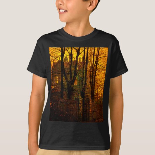 T-shirt Octobre Afterglow John Atkinson Grimshaw (Devant)