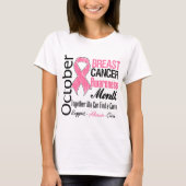 T-shirt Octobre - mois de conscience de cancer du sein (Devant)