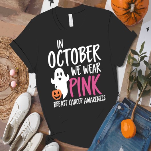 T-shirt Octobre Pink Breking Sensibilisation au cancer Ven