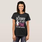 T-shirt Octobre Pink Breking Sensibilisation au cancer Ven (Devant entier)
