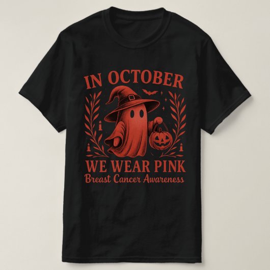 T-shirt Octobre Pink Ghost Tee (Design devant)