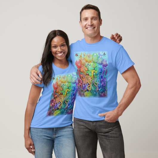 T-shirt octopi (Unisexe)