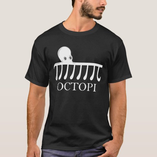 T-shirt Octopi - Funny Pi Octopus Math (Devant)