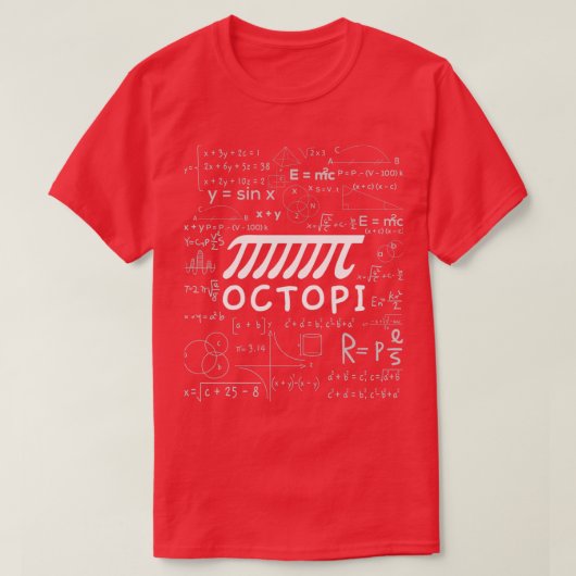 T-shirt Octopi Pi Day Math Joke (Design devant)