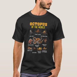 T-shirt Octopus Animaux du monde Mer Animal Océan Octo