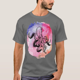 T-shirt Octopus aquarelle
