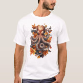 T-shirt octopus automnal (Devant)