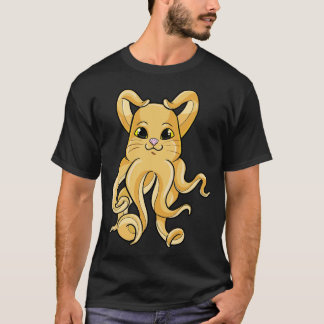 T-shirt Octopus avec 8 armes en chat