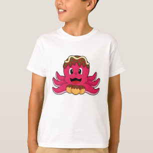 T-shirt Octopus avec gâteau