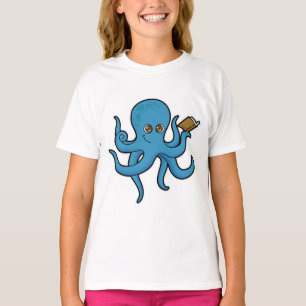T-shirt Octopus avec livre