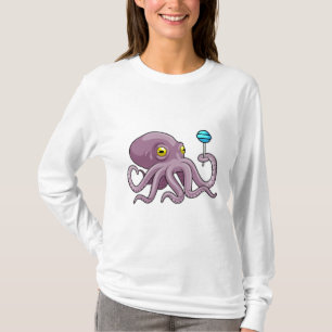 T-shirt Octopus avec Lollipop