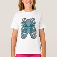 Octopus avec lunettes de soleil