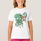 T-shirt Octopus avec Popcorn (Devant)